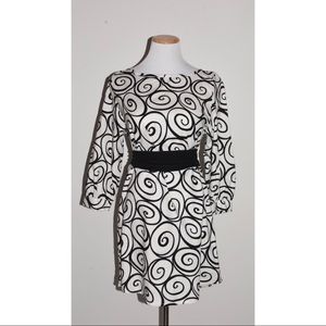 Lolly Wolly Doodle Tunic Dress w/Tie